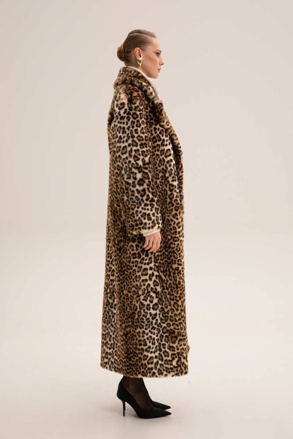 Leopard Print Faux Fur Vassia Kostara